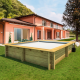 Piscine bois BWT Urbaine 4,20 x 3,50 x 1,33