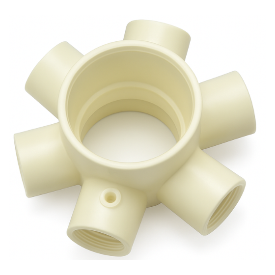 Collecteur bas 6 trous pour filtre BWT RTM et Python - 8061082