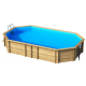 Piscine bois BWT Weva Octo 840 - Ext 843 x 489 cm / Int 789 x 435 cm - 27138210