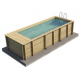 Piscine bois rectangulaire BWT Pool'n Box 6,20 x 2,50 x 1,33 - 27180018