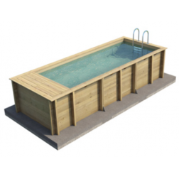 Piscine bois rectangulaire BWT Pool'n Box 6,20 x 2,50 x 1,33 - 27180018
