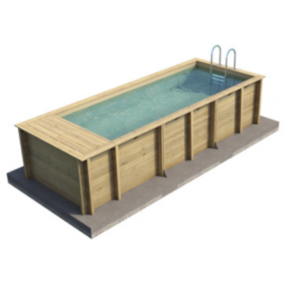 Piscine bois rectangulaire BWT Pool'n Box 6,20 x 2,50 x 1,33 - 27180018