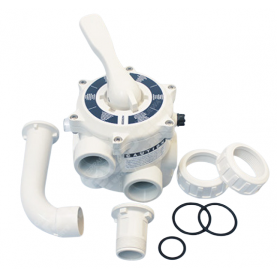 Vanne Multivoies Classic Plus Blanche complète 1 " 1/2 Side - 74999