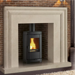 Poêle à bois fonte La Nordica Brigitta.16 noir 4,7 kW - 3000140