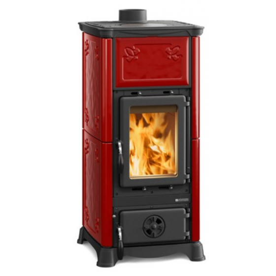 Poêle à bois fonte La Nordica Emiliana.165 6,5 kW