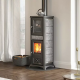 Poêle à bois fonte La Nordica Gemma Forno.165 Petra 7.3 kW en pierre - 3009310
