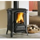 Poêle à bois fonte La Nordica Giulietta.165 noir anthracite 7.3 kW - 3009440