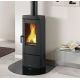 Poêle à bois fonte La Nordica Candy Lean noir anthracite 6,6 kW - 3007940