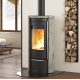 Poêle à bois fonte La Nordica Liù.16 7,5 kW en pierre naturelle - 3002710