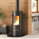 Poêle à bois fonte La Nordica Marlena.16 noir anthracite 7,5 kW - 3002840