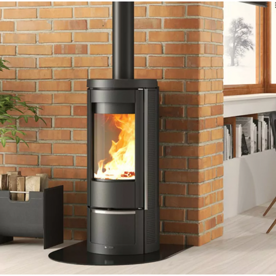 Poêle à bois fonte La Nordica Marlena.16 noir anthracite 7,5 kW - 3002840