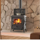 Poêle à bois fonte La Nordica Isetta CC Lean noir anthracite 7,7 kW - 3008440