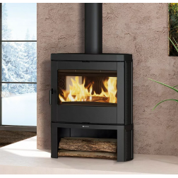 Poêle à bois fonte La Nordica Jennifer.16 noir anthracite 7,7 kW - 3002541