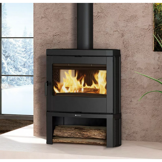 Poêle à bois fonte La Nordica Jennifer.16 noir anthracite 7,7 kW - 3002541