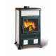Poêle à bois fonte La Nordica Rosella R1.16 Ceramica 9 kW