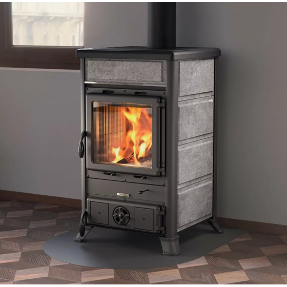 Poêle à bois fonte La Nordica Rosella R1.16 Petra 9 kW en pierre - 3004110
