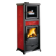 Poêle à bois fonte Nordica Rosella Plus Forno.165 Ceramica 9,4 kW