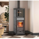 Poêle à bois fonte Nordica Rosella Plus Forno.165 Petra 9,4 kW - 3009910