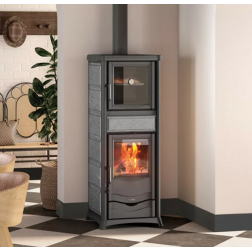 Poêle à bois fonte Nordica Rosella Plus Forno.165 Petra 9,4 kW - 3009910