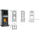 Poêle à bois fonte Nordica Rosella Plus Forno.165 Petra 9,4 kW - 3009910