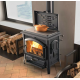 Poêle à bois fonte La Nordica Isotta CC Lean - 9,3 kW noir anthracite - 3008840