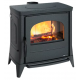 Poêle à bois fonte La Nordica Lavinia Eos noir anthracite 11,7 kW - 3007440