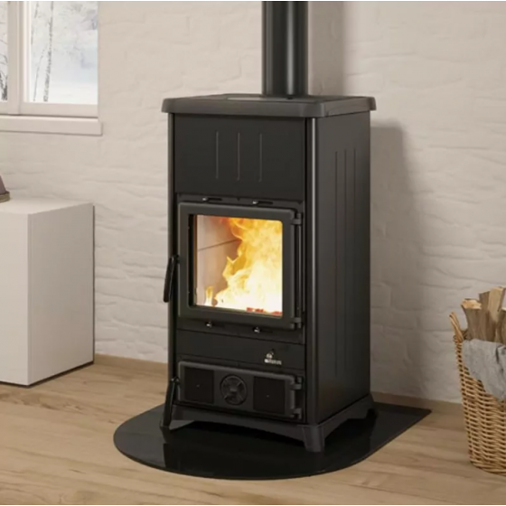 Poêle à bois fonte La Nordica Concita.16 Steel 11,8 kW noir anthracite - 3000330