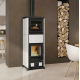 Poêle à bois fonte La Nordica Nova Forno.16 avec four 11,8 kW