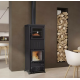 Poêle à bois fonte La Nordica Nova Forno.16 avec four 11,8 kW anthracite 3003230