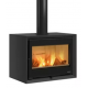 Poêle à bois fonte La Nordica Dante.16 noir opaque 12,4 kW - 3000440