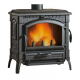 Poêle à bois fonte La Nordica Isotta Lean - 9,3 kW noir anthracite - 3008640