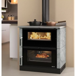 Cuisinière à bois La Nordica Verona XXL.16 pierre naturelle 7,1 kW - 3005510