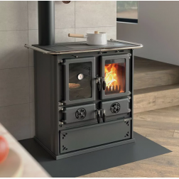 Cuisinière à bois La Nordica Rosetta SX.16 Steel 7,9 kW