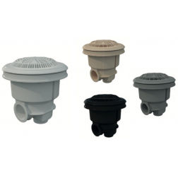 Bonde de fond piscine liner Astralpool avec grille anti vortex