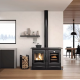 Cuisinière à bois La Nordica Alaska.16 noir vitrifié 12 kW - 3000030