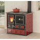 Cuisinière à bois La Nordica Rosa.16 Maiolica 8,8 kW