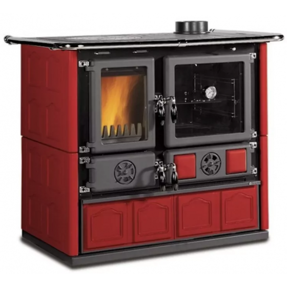 Cuisinière à bois La Nordica Rosa.16 Maiolica 8,8 kW