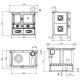 Cuisinière à bois La Nordica Rosa.16 Maiolica 8,8 kW