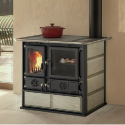 Cuisinière à bois La Nordica Rosa.16 Petra 8,8 kW en pierre naturelle - 3003410
