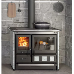 Cuisinière à bois La Nordica Rosa XXL.16 Petra 10,5 kW en pierre - 3003710
