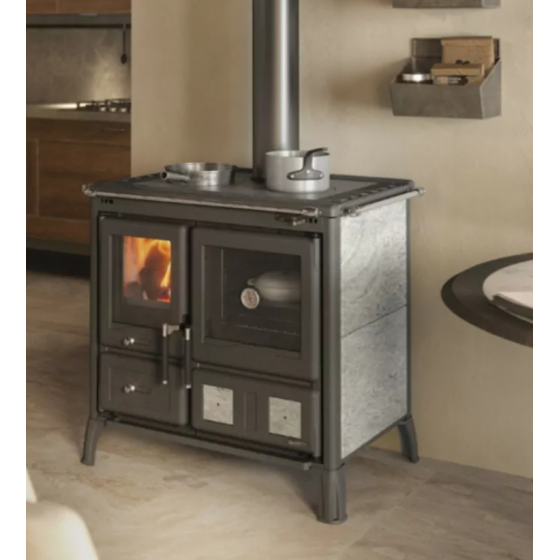Cuisinière à bois La Nordica Gardenia.16 Petra 9,5 kW pierre naturelle - 3000910