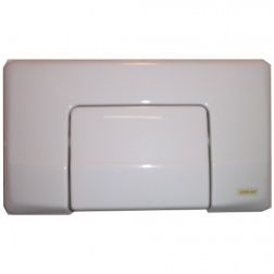 Plaque de commande Regiplast blanche pour réservoir WC 600 - 620 - 1600B