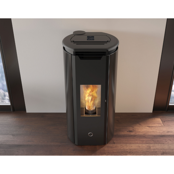 Poêle à granulés Edilkamin étanche EK63 Tweed 90 Plus sortie arrière