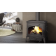 Poêle à bois en fonte Bronpi ETNA gris anthracite 11,3 kW