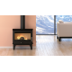Poêle à bois Bronpi SENA PLUS gris anthracite 12 kW