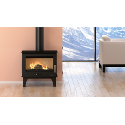 Poêle à bois Bronpi SENA PLUS gris anthracite 12 kW