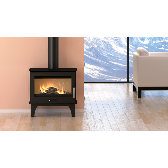 Poêle à bois Bronpi SENA PLUS gris anthracite 12 kW