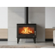 Poêle à bois Bronpi SENA PLUS gris anthracite 12 kW