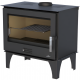 Poêle à bois Bronpi SENA PLUS gris anthracite 12 kW