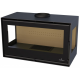 Poêle à bois Bronpi BIMBA-70-3C vitre sérigraphiée 10 kW à poser ou suspendre